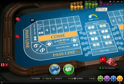 Craps spielen online